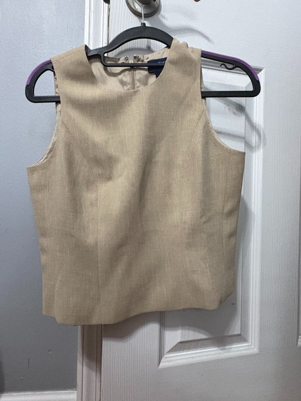 Ann Taylor Vintage Khaki Shell XS